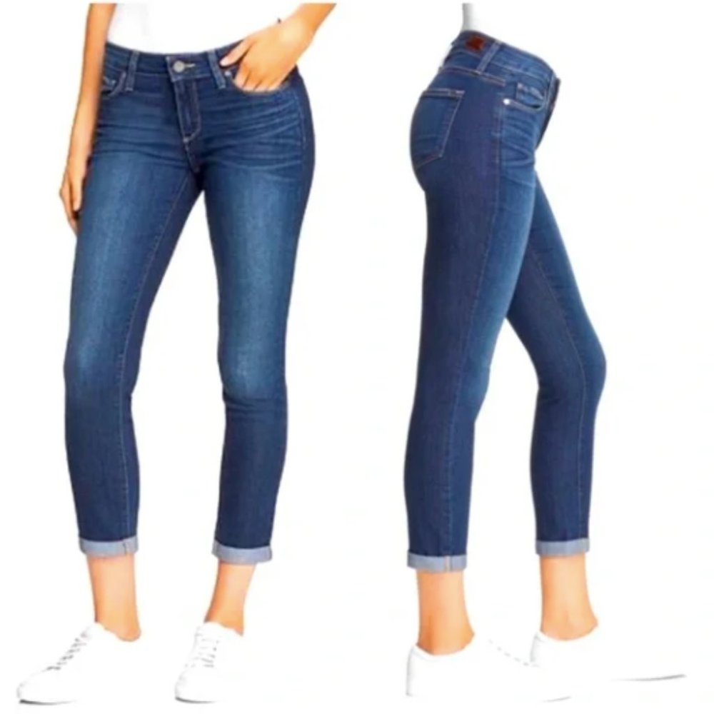 Paige Kylie Crop Skinny Jean Low Rise